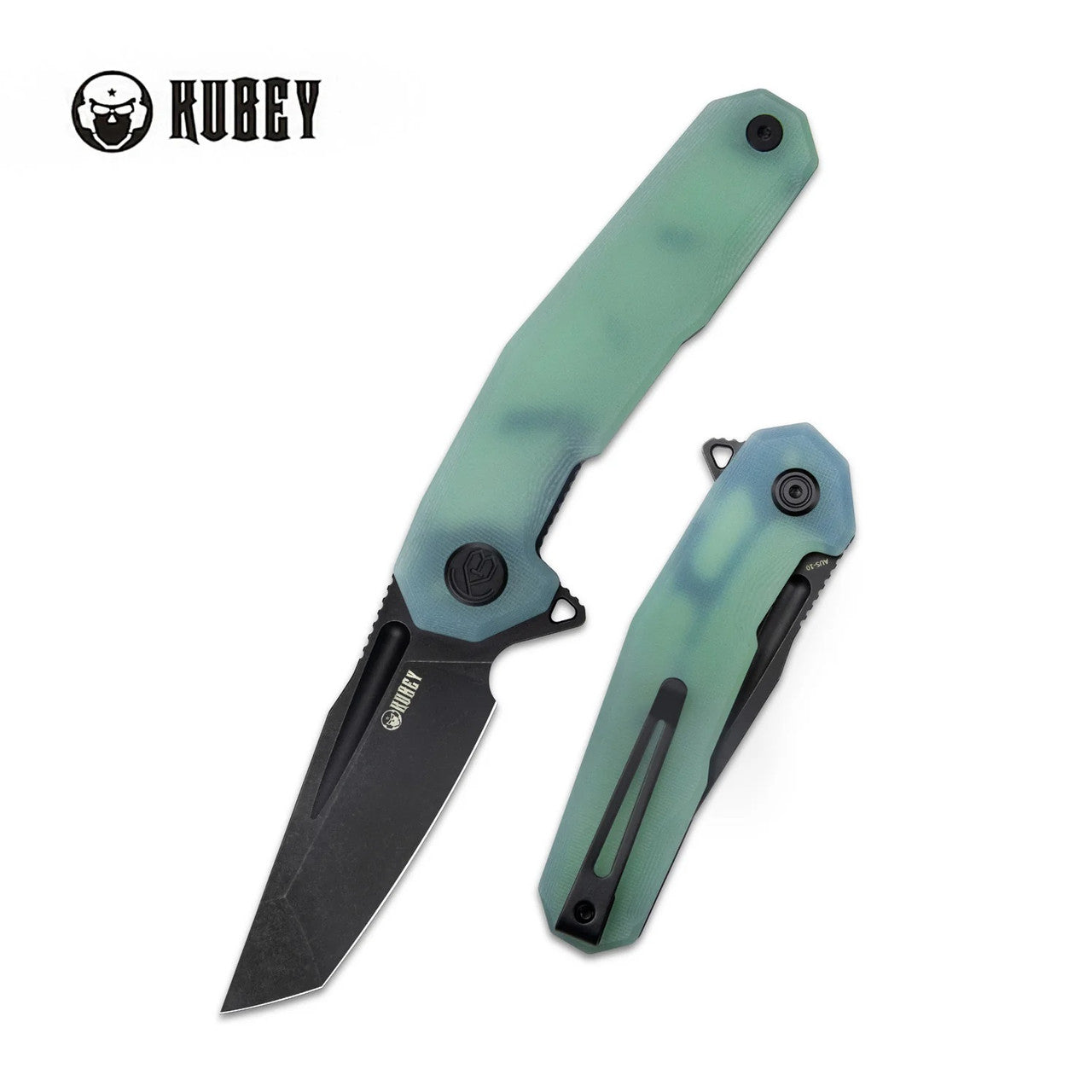Kubey Carve | Jade G10 &amp; Blackwashed Tanto