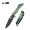 Kubey Kuwagata | Jade G10 & Sandblast D2 (Compact EDC Flipper)