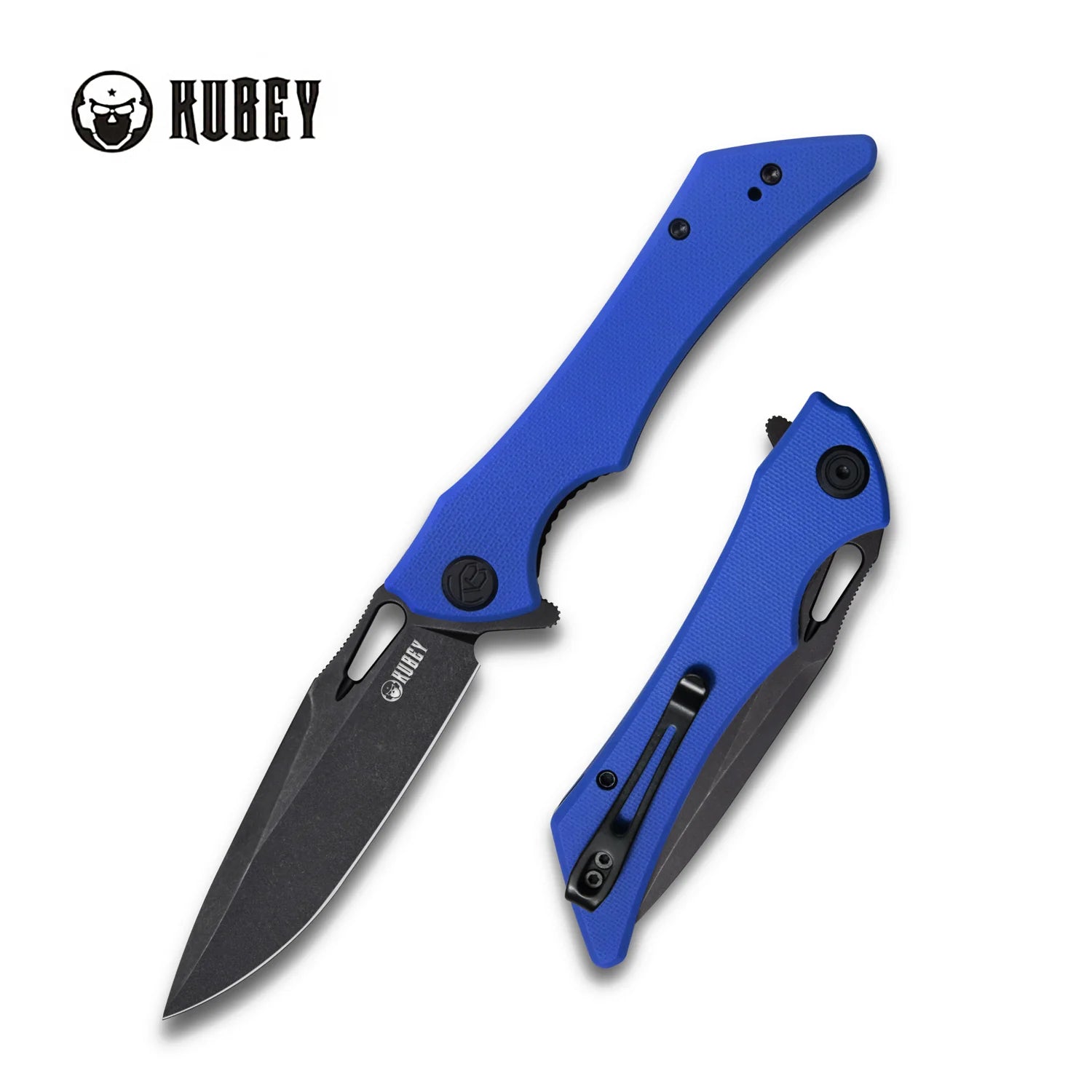 Kubey Kuwagata | Orange G10 & Sandblast D2 (Compact EDC Flipper)