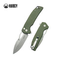 Kubey RDF | Green G10 & Beadblast 14C28N (Button Lock EDC) 1
