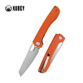 Kubey Elang | Orange G10 & Beadblast AUS-10 (Sheepsfoot EDC)